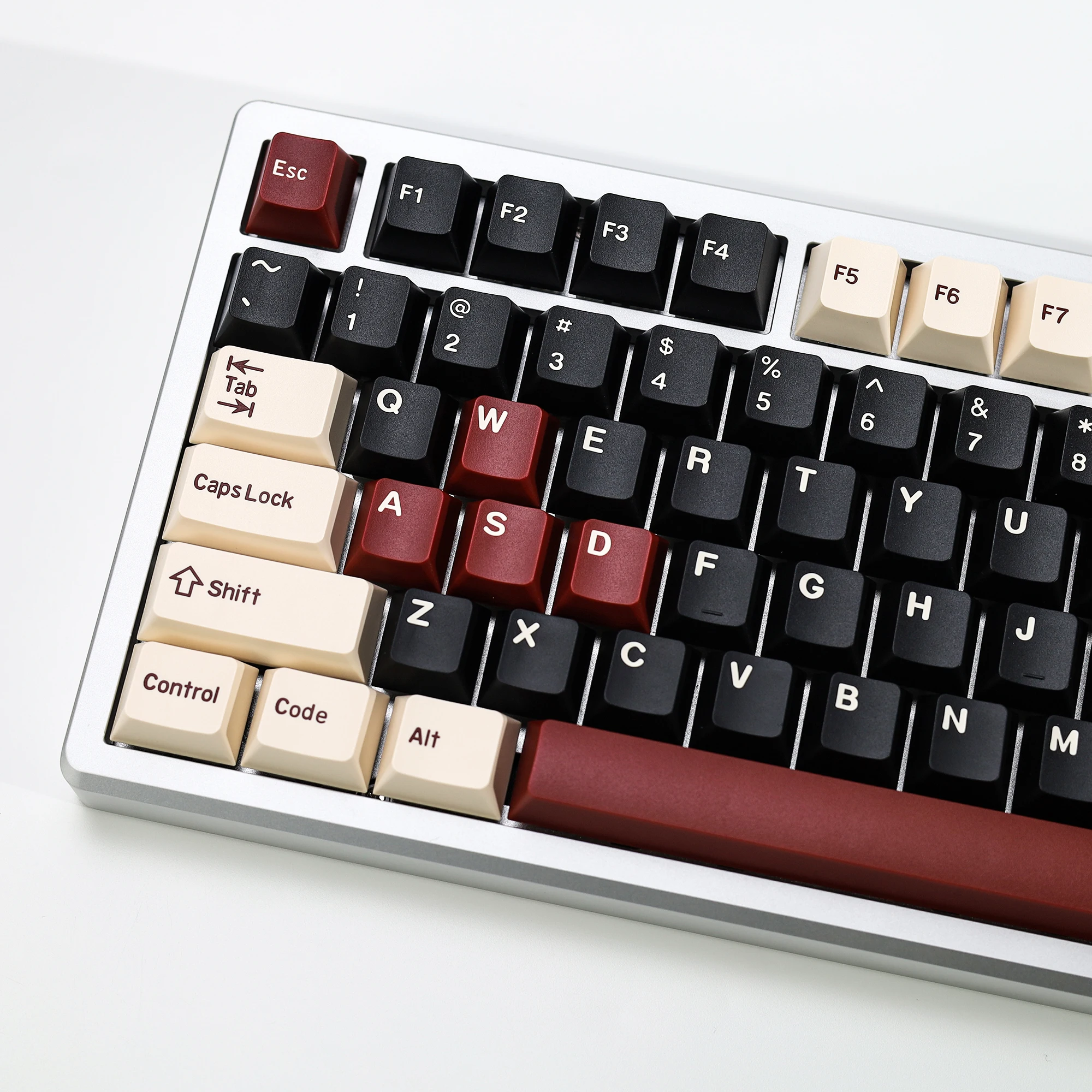 KBDiy GMK Tastenkappen PBT Double Shot ISO Rom Tastenkappe Kirschprofil für K500 mechanische Tastatur DIY KIT Retro 173 Tasten/Set GMK67 Image