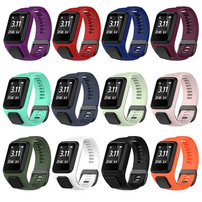 Silikon Smart Band Armband Armband für Tomtom Runner 2 3 Spark3 Sport Running Ersatz armband schweiß fest GPS Smart Watch Band