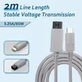 2m Typ-C-PD-Stromkabel Ladekabel 65W kompatibler Wii-AC-Adapter Ersatz für Nintendo Wii / Wii