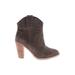 Joie Ankle Boots: Brown Shoes - Women's Size 36