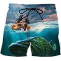 Homme Surf Boardshort short de bain Short de bain Short d'été Short de plage Poche Cordon Taille elastique Imprimés Photos Poissons Confort Séchage rapide Extérieur du quotidien Sortie Mode Vêtement