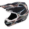 Troy Lee Designs SE4 Polyacrylite Matrix MIPS Motocross Helm, schwarz, Größe XL