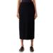 Rib Stitch Merino Wool Midi Skirt