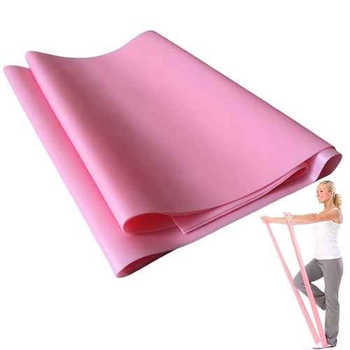 Pilates-Fitnessstange Acht-teiliges Set Latex-Widerstandsgürtel Elastischer Ring 8-förmiger Zieher Weihnachtsgeschenk