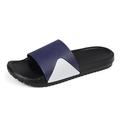 Herren Hausschuhe Flip-Flops Übergrössen Hausschuhe im Freien Sandalen Brautkleider schlicht Strand Design Heim Täglich PVC Atmungsaktiv Rutschfest Halbschuhe Schwarzgrau Schwarz Blau Sommer