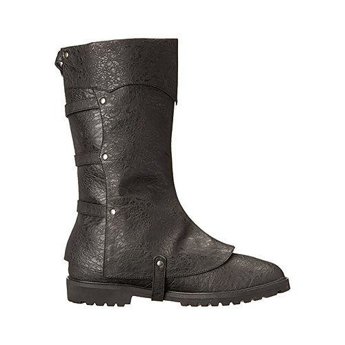 Retro Vintage Mittelalterlich Renaissance Schuhe Gamaschen Stiefelüberzüge Pirat Ritter Wikinger Kreuzritter Kostüm Herren Damen Unisex Seeräuber Steampunk Halloween Karneval Maskerade Veranstaltung Image
