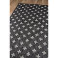 Novogratz by Villa Umbria Indoor Outdoor Rug Charcoal 2 7 x 7 6 8 Runner Runner Outdoor Indoor Grey