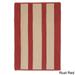 Colonial Mills Light House Natural Stripe Reversible Outdoor Rug