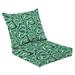 Outdoor Deep Seat Cushion Set 24 x 24 Seamless pattern blurred paint spots Abstract retro style stains oil Deep Seat Back Cushion Fade Resistant Lounge Chair Sofa Cushion Patio Furniture Cushion