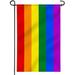YCHII Double Sided Premium Garden Flag Love is Love Rainbow LGBT Decorative Garden Flags for Home Decor - Weather Proof Double Stitched Yard Flags -