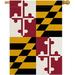 YCHII Double Sided Garden Flag Maryland State Decorative Garden Flags - Weather Resistant Double Stitched -