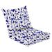 Outdoor Deep Seat Cushion Set 24 x 24 Blue terrazzo flooring seamless pattern colorful marble rocks Deep Seat Back Cushion Fade Resistant Lounge Chair Sofa Cushion Patio Furniture Cushion