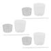 3PCS Self Watering Planter Pots Double Layer Green Plant Flower Pot for Garden Balcony Indoor Cultivation