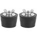 2 Pieces Swimming Pool Winterizing Plugs 38mm/1.5in Rubber Expansion Gel Plug for Swimming Pool Spa Piping Winter Fittings Maintenance