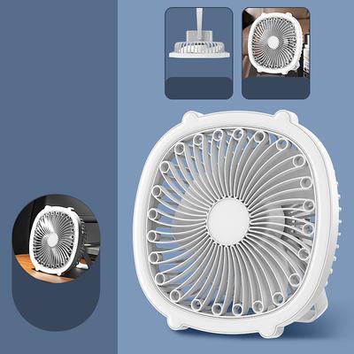 USB Charging Fan Multi-function Desktop Fan with LED Light Rechargeable Fan camping Fan Ceiling Fan Electric Fan Portable Fan