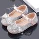 Girls' Flats Daily Dress Shoes Princess Shoes School Shoes Glitter Portable Breathability Non-slipping Princess Shoes Big Kids(7years ) Little Kids(4-7ys) Daily Theme Party Walking Shoes Buckle