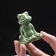 Ceramic Small Frog Ornaments Tea Table Tabletop Tea Pet Home Courtyard Garden Fish Tank Landscaping Decorations