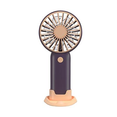 Detachable Base USB Rechargeable Desktop Fans for Office Study Outdoors Home Cute Mini Portable Fan with Mobile Phone Holder