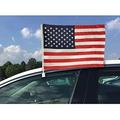 Forum Novelties Patriotic Car Flag with Clip