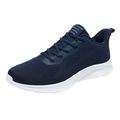 GHSOHS Mens Shoes Casual Sneakers for Men Low Top Slip on Shoes Men s Fashion Sneakers Mesh Breathable Tennis Shoes Lace up Simple Walking Shoes Breathable Lightweight Sports Running Shoes Size 42