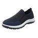 GHSOHS Mens Shoes Casual Sneakers for Men Knit Top Slip on Sneakers Men s Fashion Sneakers Low Top Walking Shoes Sneakers Loafers Tennis Shoes Breathable Lightweight Sports Running Shoes Size 42