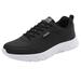 GHSOHS Mens Shoes Casual Sneakers for Men Classic Black Sneakers Men s Fashion Sneakers Large Size Leather Sneakers Lace up Simple Tennis Shoes Sneaker Breathable Sports Running Shoes Size 41