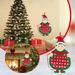 Christmas 24 Days Countdown Calendar Christmas Decoration Supplies Non Woven Calendar Pendant Christmas Tree Shaped Calendar Indoor Hanging Christmas Decorations Vintage Hand Carved Wooden Birds