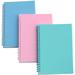 3 Pack Ruled Notebook Spiral Notebook (A5) 5.7 X 8.3 Journal Notebook 160 Pages 80gsm Thick Ruled Paper with Plastic Hard Cover (Light Pink Light Green Light Blue A5 5.7 X 8.3 -Ruled)