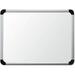 UNV43841 36 In. X 24 In. Deluxe Porcelain Magnetic Dry Erase Board - White Surface Aluminum Frame