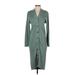 Marissa Webb Collective Casual Dress - Sweater Dress: Green Dresses - Women's Size X-Small