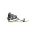 Giuseppe Zanotti Sandals: Black Shoes - Women's Size 37 - Open Toe