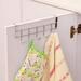 5 Hooks Steel Over Door Home Kitchen Bathroom Towel Hanger Rack H1G5