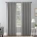 Sun Zero-Sun Zero Amherst Velvet Noise Reducing Thermal Extreme Total Blackout Back Tab Curtain Panel Single Panel50x84-Grey84inLX50inW