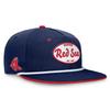Men's Fanatics Navy Boston Red Sox Cooperstown Collection Iron Golfer Snapback Hat