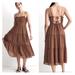 Madewell Dresses | Madewell Sophia Cami Tiered Midi Dress In Dot | Color: Brown/White | Size: 8