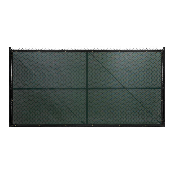 FenceScreen 350 Series 8' x 50' Green PVC Mesh PLUS Privacy Fence Screen 350-50-78GR