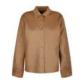 Max Mara, Blouses & Shirts, female, Brown, S, Camel Brown Oversized Shirt Jacket