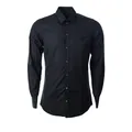 Dolce & Gabbana, Shirts, male, Black, 3Xl, Men's Embroidered Crown Shirt