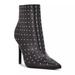 Nine West Shoes | Nine West Black Studded Farrah Dress Pointy Toe Booties Size 8.5 | Color: Black | Size: 8.5