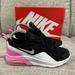 Nike Shoes | Nike Air Max Motion 2 Black / Metallic Silver & Pink Sneakers For Women, | Color: Black/Pink | Size: 7.5