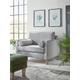 Toulon Loveseat – Silver Velvet