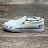 Nike Shoes | Nike Court Royale Ac White Canvas Slip On Shoes Casual Sneakers Women's 9 | Color: White | Size: 9