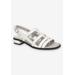 Women's Merlin Sandal by Naturalizer in White (Size 9 M)