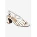 Wide Width Women's Topaz Slingback by Easy Street in White (Size 7 1/2 W)