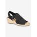 Women's Serena Sandal by Easy Street in Black (Size 9 1/2 M)