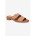 Wide Width Women's Viviana Sandal by Franco Sarto in Tan (Size 8 1/2 W)