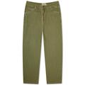 Dime Men's Classic Relaxed Denim Pant Washed Green