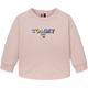Sweatshirt TOMMY HILFIGER "BABY MULTICOLOR SWEATSHIRT" Gr. 74, pink (whimsy pink) Baby Sweatshirts