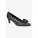 Women's Devanna Pump by Naturalizer in Black Satin (Size 9 M)