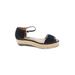 Rachel Zoe Wedges: Black Solid Shoes - Women's Size 7 1/2 - Open Toe